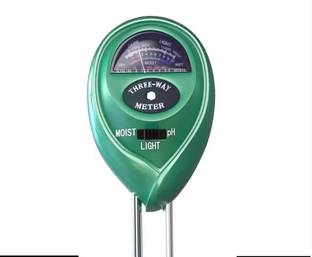 OPULENT SD 473 Soil Tester 3-in-1 Plant Moisture Sensor (Green) Pin-Type Digital Moisture Measurer