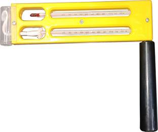 BHI Sling Psychrometer Wooden Body Type Fahrenheit All-in-One Analog Moisture Measurer