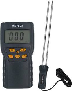GoodsBazaar Moisture Meter Digital Grain Moisture Meter Smart Sensor Use Multifunctional Smart Sensor Moisture Meter Low Power Indicator LCD Backlight All-in-One Digital Moisture Measurer