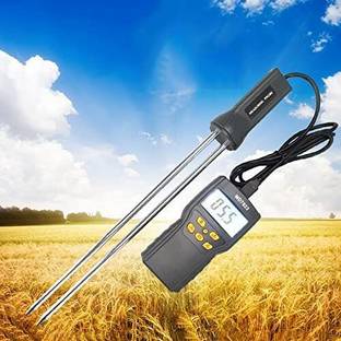 BTS Grain Moisture Meter, Portable LCD Display Grain Moisture Meter for Peanut Pin-Type Digital Moisture Measurer