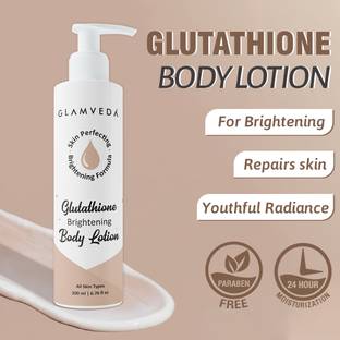 GLAMVEDA Glutathione Body Lotion| For Dry & Dull Skin| Deep Moisturizer| All Skin Type|