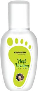 KEYA SETH AROMATHERAPY Heel Healing Lotion, for Softens Hydrates Dry Feet, Moisturizes & Repairs Cracked Heel Enriched with Tea Tree Oil & Glycerin.