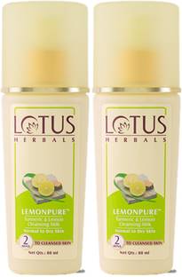 LOTUS HERBALS Lemonpure Turmeric & Lemon Cleansing Milk