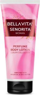 Bella vita organic SENORITA WOMAN Perfume Body Lotion|Helps in Nourishing & Moisturising Skin|