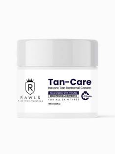 RAWLS Tan Care Cream for Instant Tan Removal in 15 min & helps to restore radiant glow