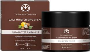 THE MAN COMPANY Daily Moisturising cream, Shea Butter & Vitamin E