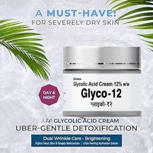 ACTIWOW Glyco 12 Glycolic Acid Cream 12% Moisturizer w/w_ E