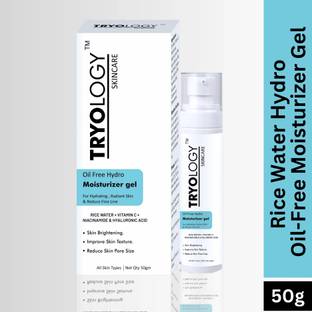Tryology Oil-Free Rice Water Hydro Moisturizer Gel With Vit-C, Niacinamide, HA