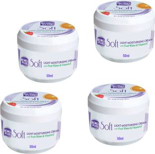 BOROPLUS BORO PLUS SOFT LIGHT MOISTURIZING CREAM FOR MOISTUTRE & NOURISH SKIN - 50ml x 4