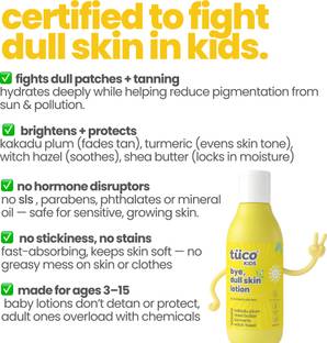 TuCo Kids Summer Dull Skin Lotion | Turmeric & Kakadu Plum | SLS-Free