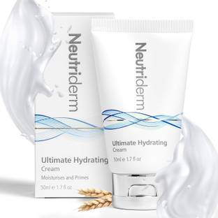 Neutriderm Ultimate Hydrating Moisturizer Face Cream with Vitamin E, Rice & Wheat Protein