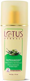 LOTUS HERBALS Alphamoist Hydroxy Skin Renewal Oil Free Moisturizer