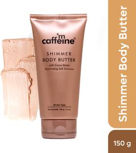 mCaffeine Shimmer Body Butter With Cocoa Butter For Shimmery & Glowing Skin