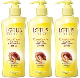 LOTUS HERBALS Cocoa Caress Daily Hand & Body Lotion 250ML