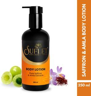 Suflet Body Lotion | Pure Saffron & Amla Extracts | Smooth Skin | Repairs Damaged Skin