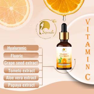 Sipradh Vitamin C Facial Serum for Anti Aging & Smoothening & Brightening Face Glowing