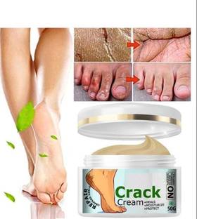 AFARAXIA Foot Crack Cream for Dry Cracked Heels & Feet and Dehydrated Pack of 1 Scrub