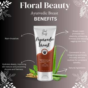 FLORAL BEAUTY Ayurvedic Breast Gain Massage Cream 100% Natural & Organic Cream
