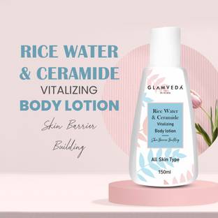 GLAMVEDA Korean Glass Skin Rice & Ceramide Vitalizing Body Lotion