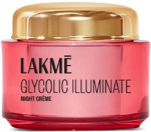 Lakmé Illuminate NightCream with Glycolic Acid& 1%Niacinamide for SkinCellRegeneration