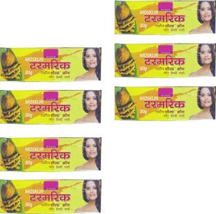 MOSKLIN TERMERIC FACE SHIELD CREAM FOR MULTIPURPOSE & CLEANSING SKIN PACK OF - 30g x 7