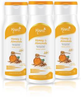 KISRA Honey & Almond Deep Nourishing & Skin Brighteneing Body Lotion
