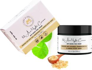 Kiwi & Coco 12 A.M Night Face Cream - Anti Aging Cream | All Skin Types | Face Cream