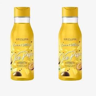 Oriflame Sweden LOVE NATURE Ice Pops Cooling Shower Gel PASSION FRUIT & PINEAPPLE