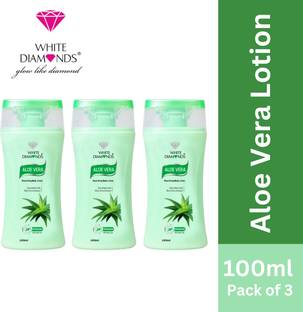 White Diamonds Aloe Vera Lotion – Soothing & Hydrating Formula | Soft, Smooth & Refreshing Skin