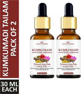 house of common Kumkumadi Tailam Face Oil for Skin Brightening & Glow Anti Pigmentation (2x30ml)