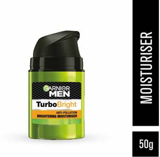 Garnier Men Turbo Bright Anti-Pollution Brightening Moisturizer| Face Cream