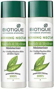 BIOTIQUE Morning Nectar Flawless Skin Moisturizer | 24H Deep Moisture | All Skin Types
