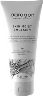Lume Skin Moist Emulsions Face and Body Moisturiser Lotion 120 gram, For Dry and Normal Skin, Formulated to address Dryness, Dehydration.