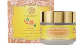 RYLLZ ESSENTIALS Vitamin C Skin Brightening Face Mask | with Stable & Effective Vitamin C