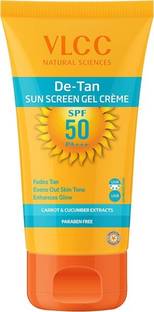 VLCC De -Tan Premiumm Premium Sunscreen Gel Cream SPF 50 (100gm X 1)