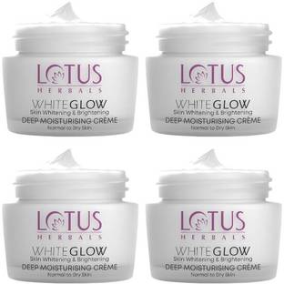 LOTUS HERBALS WhiteGlow Deep Moisturising, SPF 20, skin(combo 40g*4pc) 160g