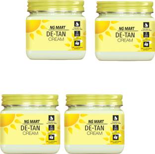 NG MART DR RSHL D - TAN CREAM FOR TANNING REMOVES & BRIGHTER SKIN PACK OF - 380ml x 4