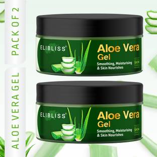 ELIBLISS Aloe Vera Gel For Skin & Hair With Vitamin E & Natural Emollients
