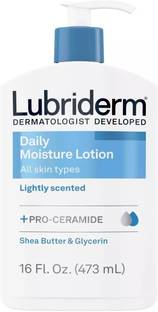 Lubriderm Daily Moisture Body & Hand Lotion Lightly Scented