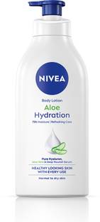 NIVEA Aloe Hydration, Big Moisturizer Lotion, Deep Moisture Serum, Natural Aloe Vera