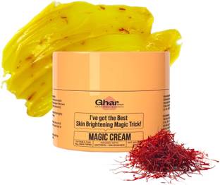 GHAR SOAPS Magic Cream with Saffron&Niacinamide for De-Tan,Skin Brightening&hydrating| 50g