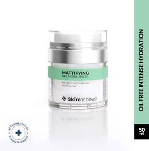 SkinInspired Mattifying Gel Moisturizer for Oily & Combination Skin/Oil Free Gel For