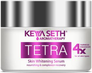 KEYA SETH AROMATHERAPY Tetra Skin Whitening Cream- Rejuvenates Skin Complexion Nourishes, Hydrates, Promotes Even & Brighter Skin Tone with Jasmine and Sweet Orange Essential Oil