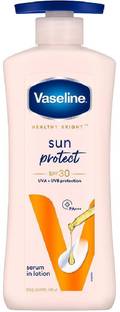 Vaseline Healthy Bright Sun+Pollution Protection Body Lotion SPF30, Reduces Tan