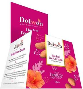DELWEN Herbal Foot Cream for Rough, Dry and Cracked Feet