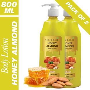 MEGHDOOT Honey Almond Body Lotion for Soft & Nourished Skin – Deep Moisturizing