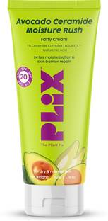 The Plant Fix Plix Avocado Ceramide Moisture Rush Fatty Cream with SPF 20 for Deep Moisturization