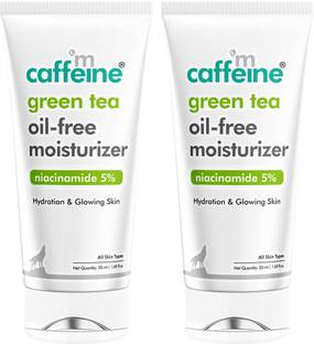 mCaffeine Green Tea Oil Free Moisturizer 5% Niacinamide, Anti Ageing Cream