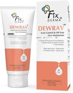 Fixderma Dewrav Acne Control & Oil Free Face Moisturizer with Niacinamide & Glycolic Acid