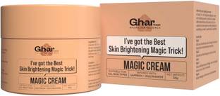 GHAR SOAPS Magic Cream with Saffron&Niacinamide for De-Tan,Skin Brightening&hydrating| 50g
